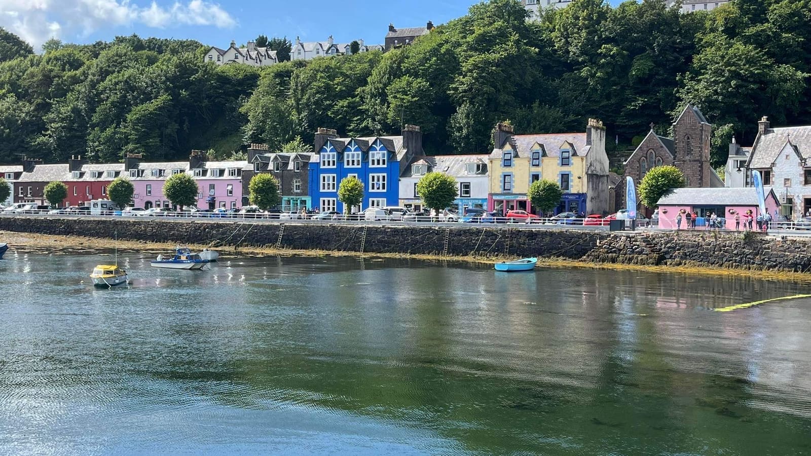 The harbour front at Tobermory, Isle of Mull